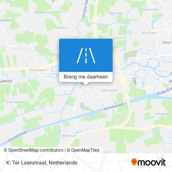 K. Ter Laanstraat kaart