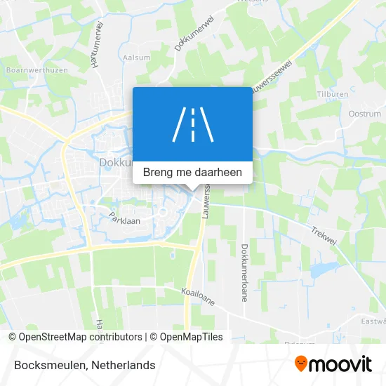 Bocksmeulen kaart