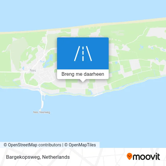 Bargekopsweg kaart