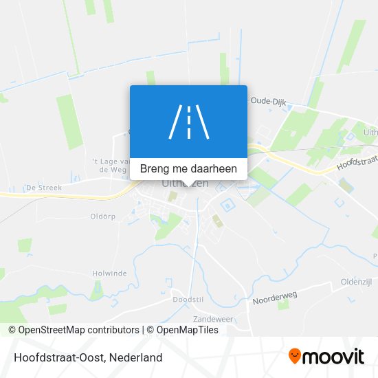 Hoofdstraat-Oost kaart