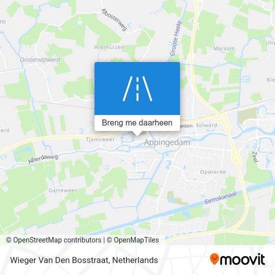 Wieger Van Den Bosstraat kaart