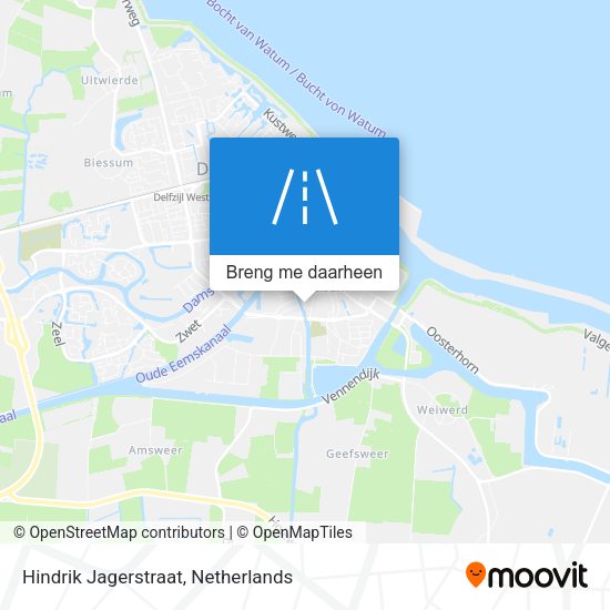 Hindrik Jagerstraat kaart