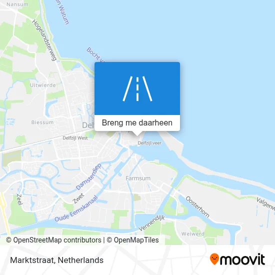 Marktstraat kaart