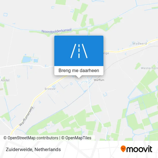 Zuiderweide kaart