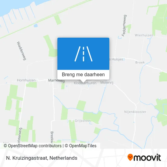 N. Kruizingastraat kaart