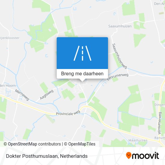 Dokter Posthumuslaan kaart