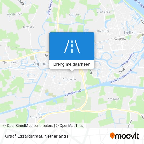 Graaf Edzardstraat kaart