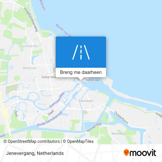 Jenevergang kaart