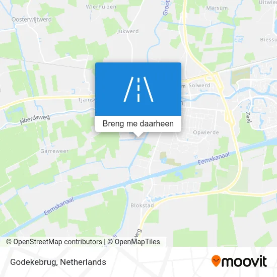 Godekebrug kaart