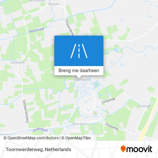 Toornwerderweg kaart