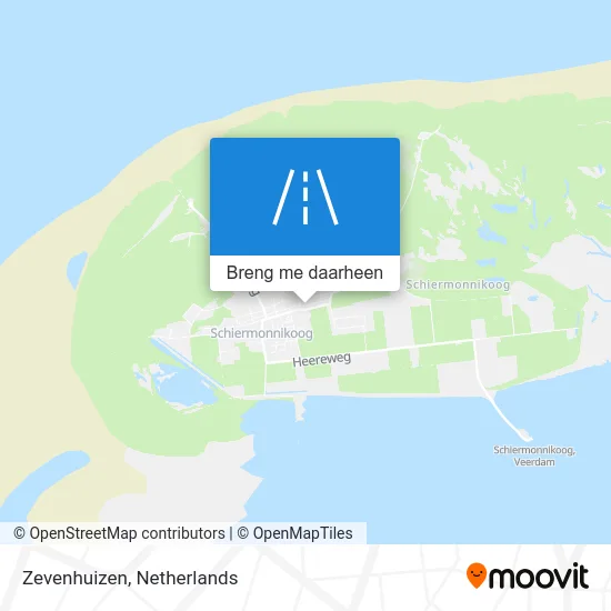 Zevenhuizen kaart