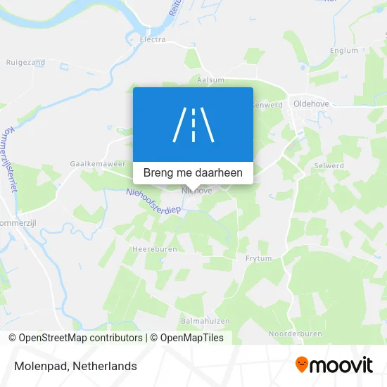 Molenpad kaart
