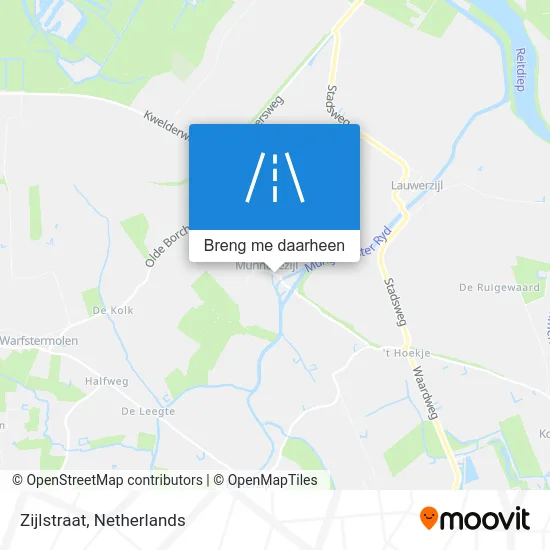 Zijlstraat kaart