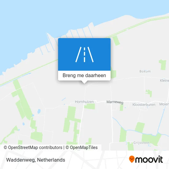 Waddenweg kaart