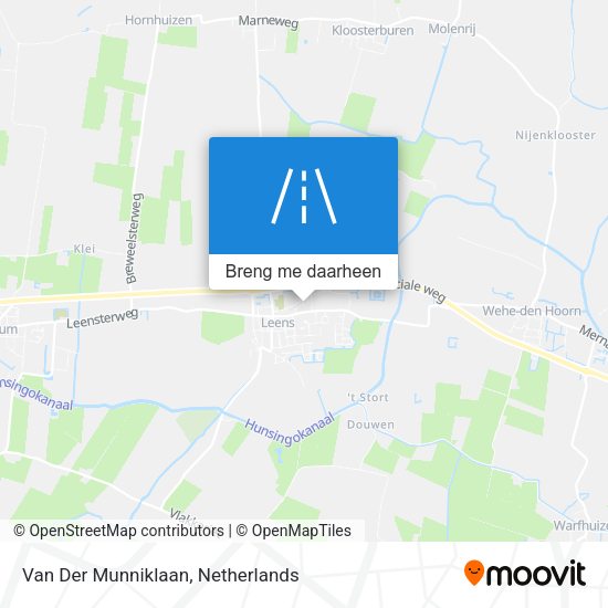 Van Der Munniklaan kaart