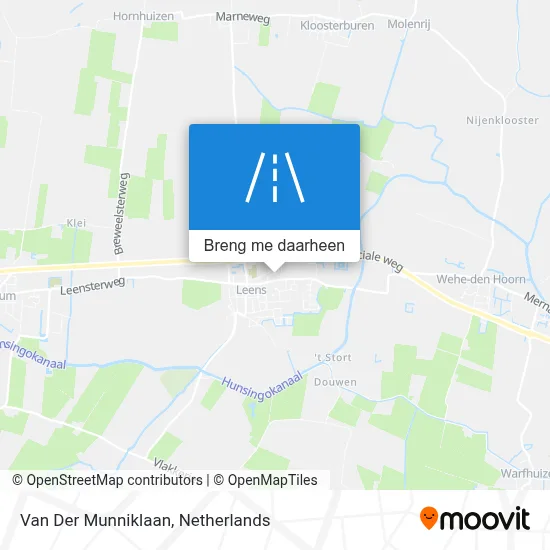 Van Der Munniklaan kaart