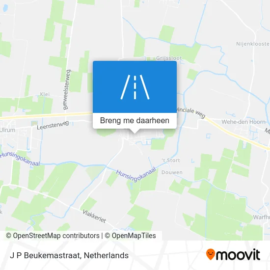 J P Beukemastraat kaart