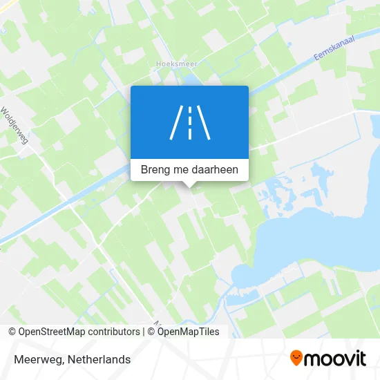 Meerweg kaart