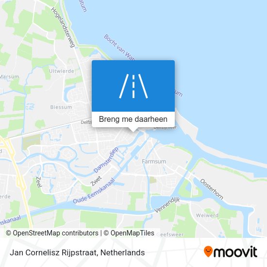 Jan Cornelisz Rijpstraat kaart