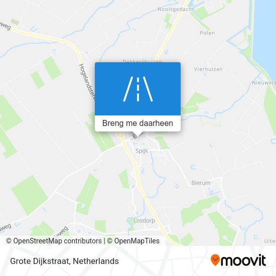 Grote Dijkstraat kaart