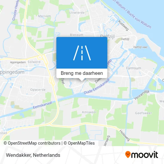 Wendakker kaart