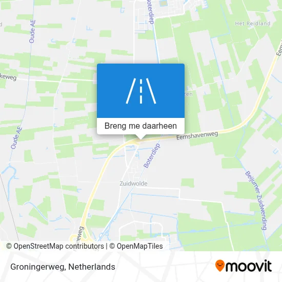 Groningerweg kaart