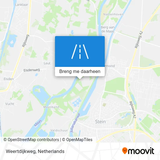 Weertdijkweg kaart