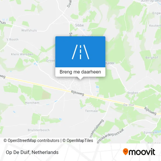 Op De Duif kaart