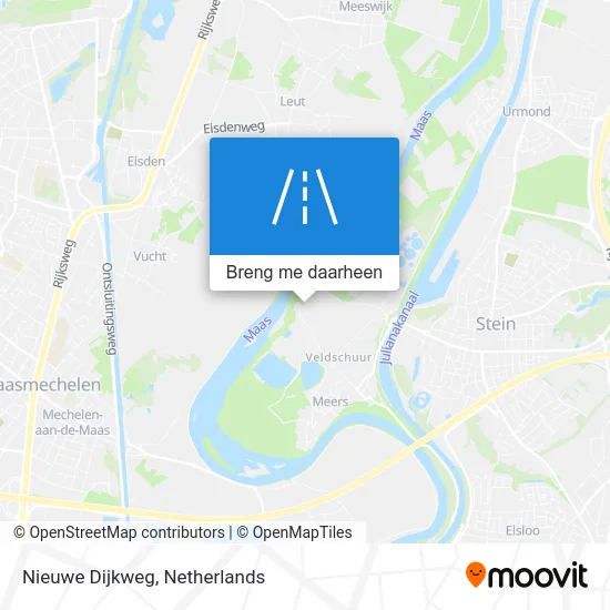 Nieuwe Dijkweg kaart