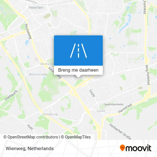 Wienweg kaart