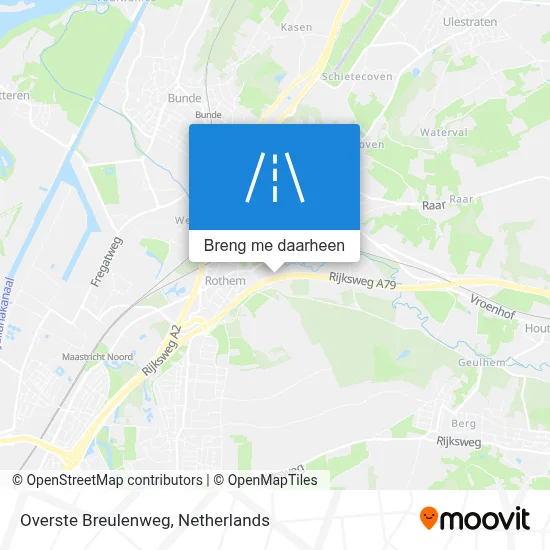 Overste Breulenweg kaart