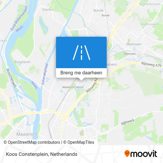 Koos Constenplein kaart