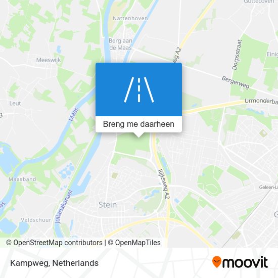 Kampweg kaart