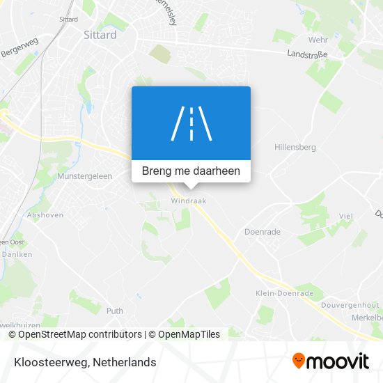 Kloosteerweg kaart