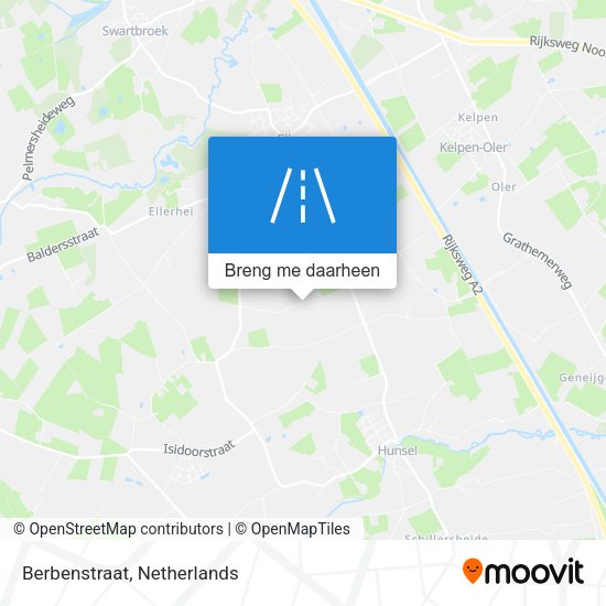 Berbenstraat kaart