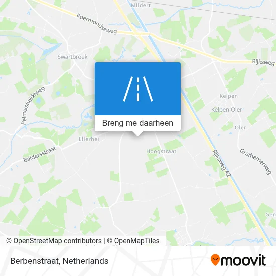 Berbenstraat kaart