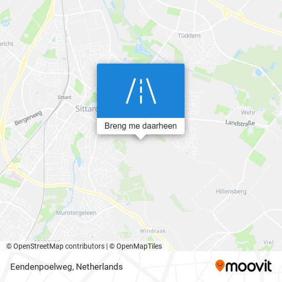 Eendenpoelweg kaart