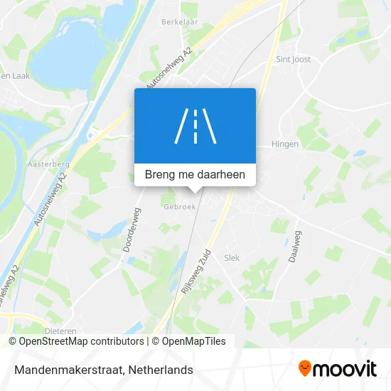 Mandenmakerstraat kaart