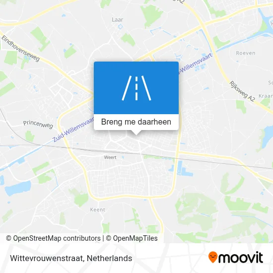 Wittevrouwenstraat kaart