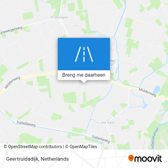 Geertruidadijk kaart