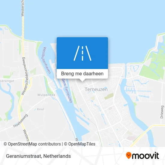 Geraniumstraat kaart