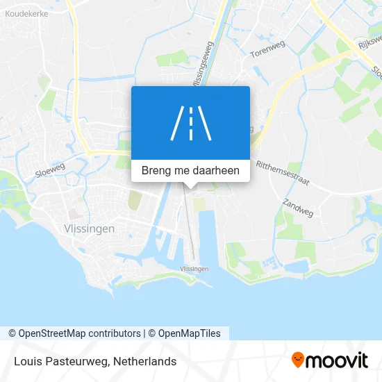 Louis Pasteurweg kaart