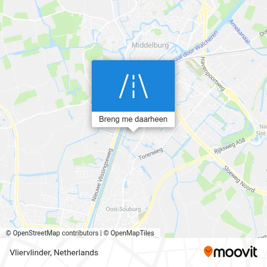 Vliervlinder kaart