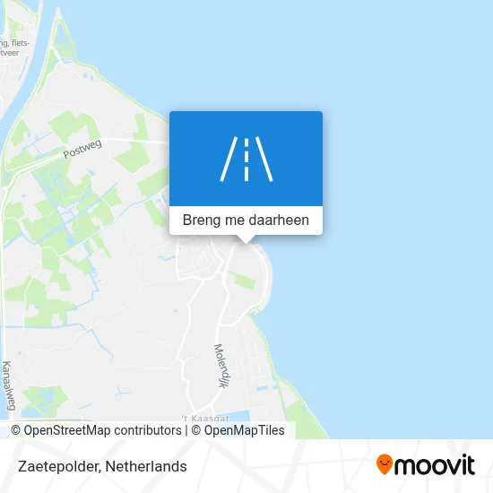 Zaetepolder kaart