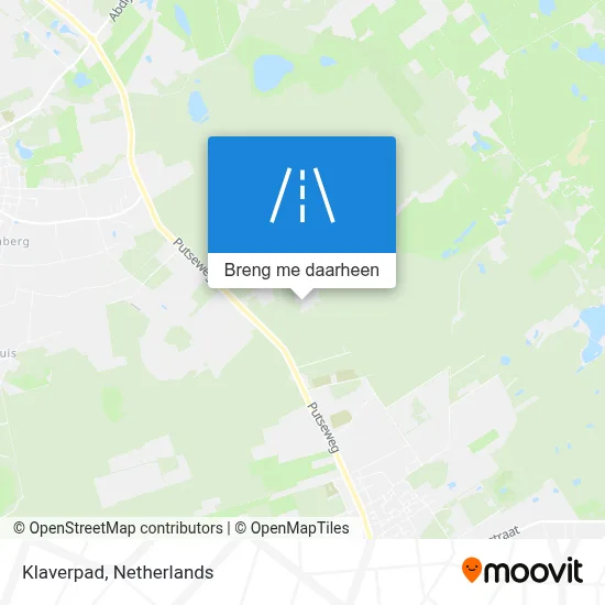Klaverpad kaart