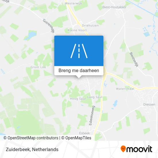 Zuiderbeek kaart