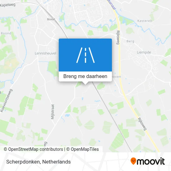Scherpdonken kaart