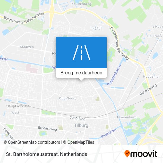St. Bartholomeusstraat kaart