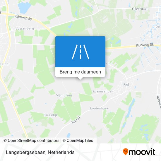 Langebergsebaan kaart