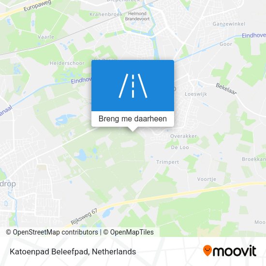 Katoenpad Beleefpad kaart